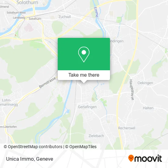 Unica Immo map
