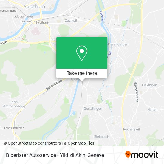 Biberister Autoservice - Yildizli Akin map