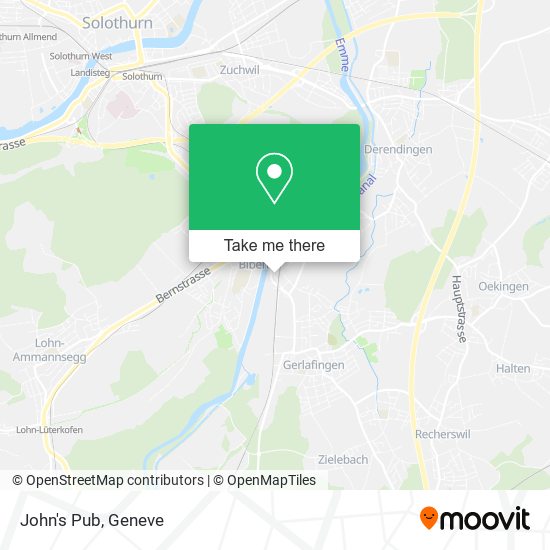 John's Pub map