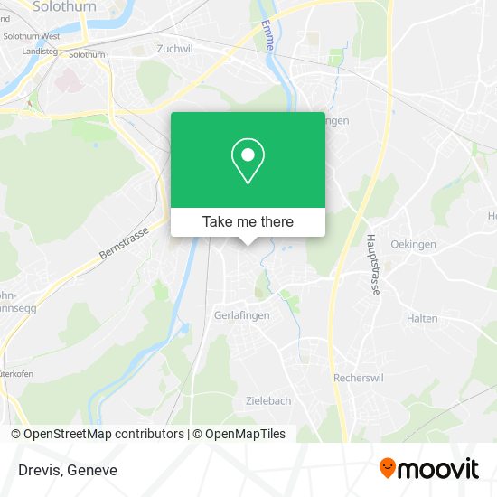 Drevis map