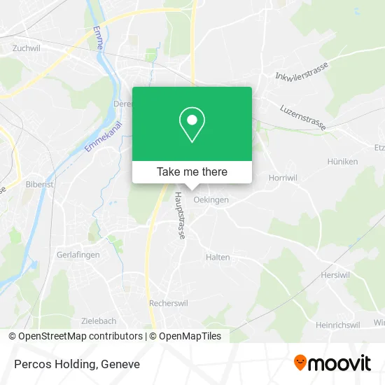 Percos Holding map