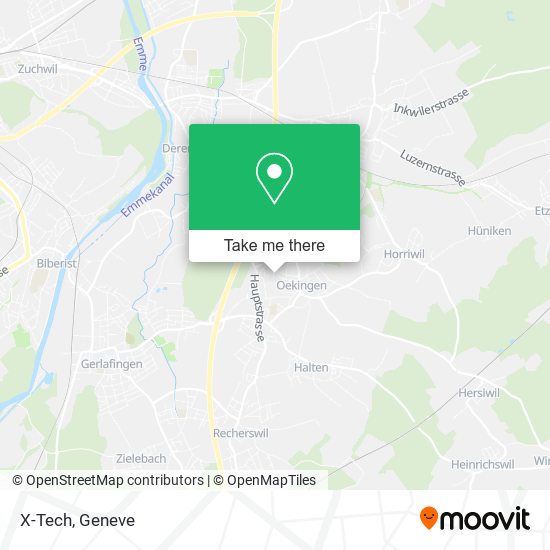 X-Tech map