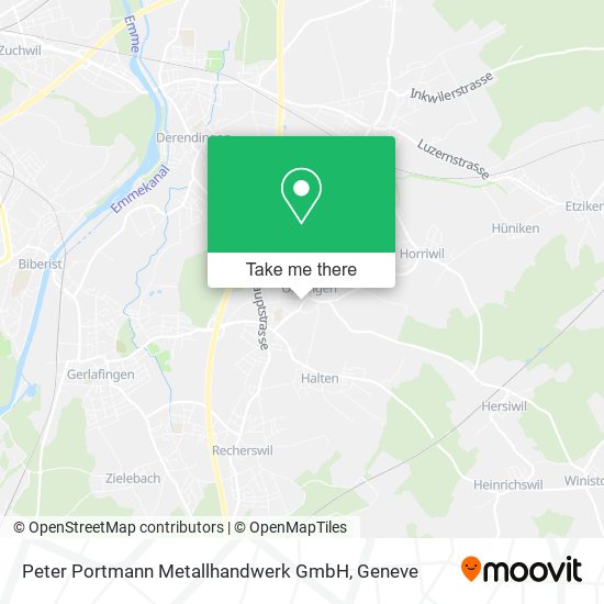 Peter Portmann Metallhandwerk GmbH map