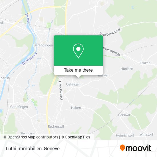 Lüthi Immobilien map