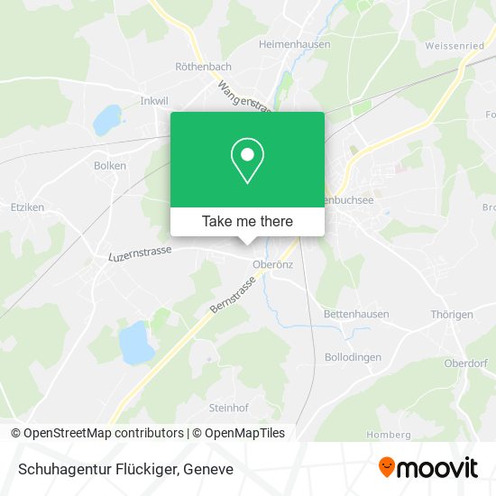 Schuhagentur Flückiger map