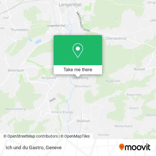 Ich und du Gastro map