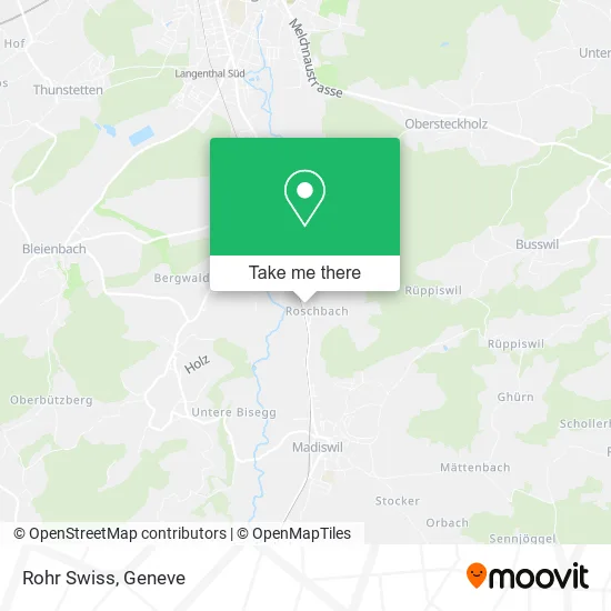 Rohr Swiss map