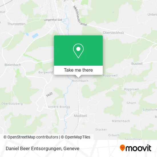 Daniel Beer Entsorgungen map