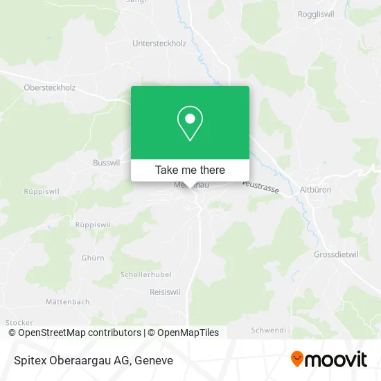 Spitex Oberaargau AG map