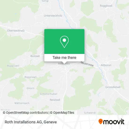 Roth Installations AG map