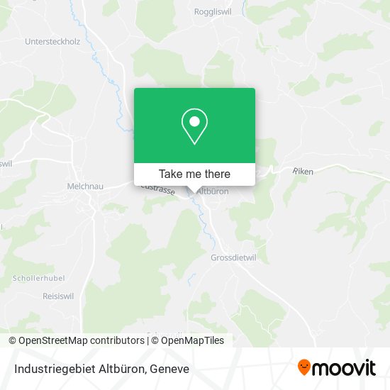 Industriegebiet Altbüron map