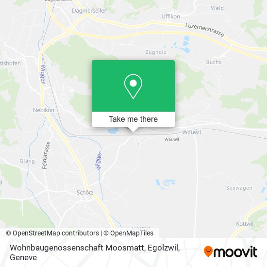Wohnbaugenossenschaft Moosmatt, Egolzwil map