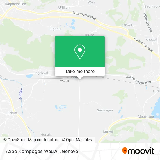 Axpo Kompogas Wauwil map