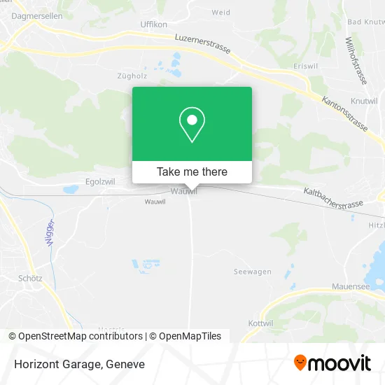 Horizont Garage map