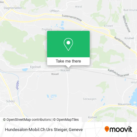 Hundesalon-Mobil.Ch Urs Steiger map