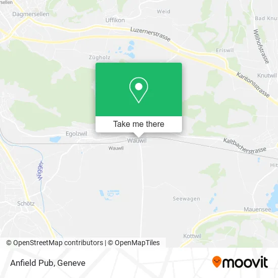 Anfield Pub map