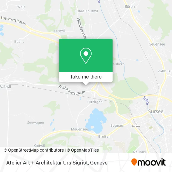 Atelier Art + Architektur Urs Sigrist map