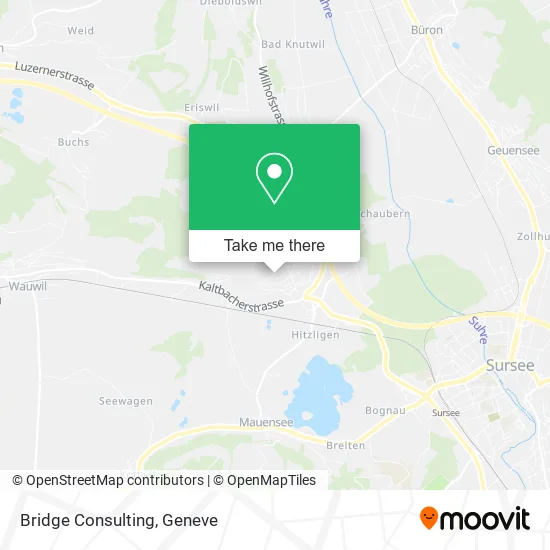 Bridge Consulting map
