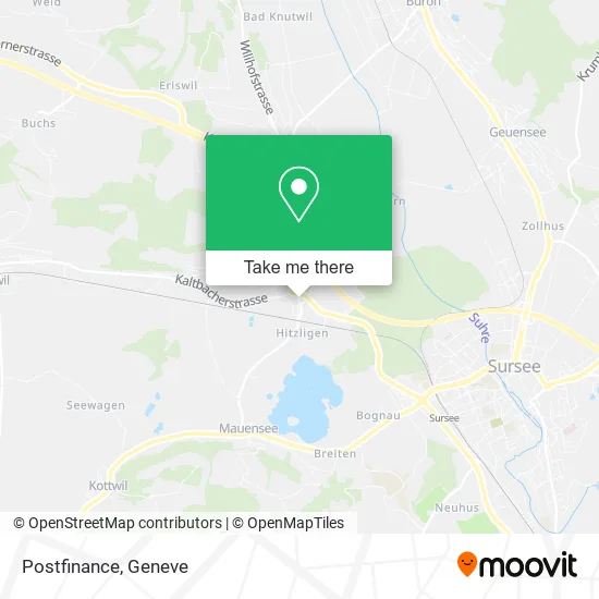 Postfinance map