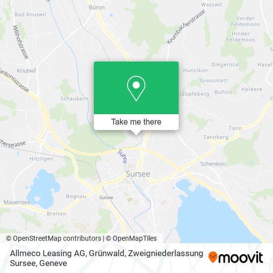 Allmeco Leasing AG, Grünwald, Zweigniederlassung Sursee map