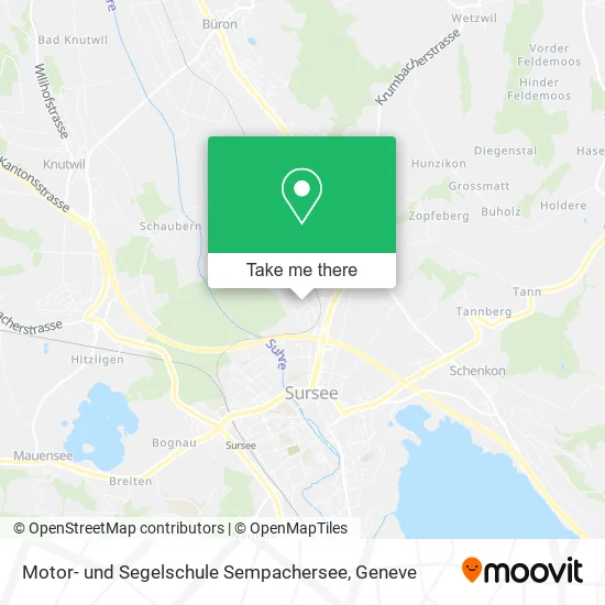 Motor- und Segelschule Sempachersee plan