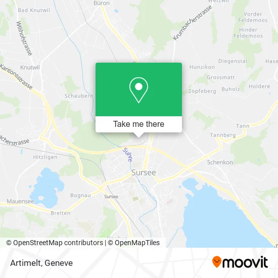Artimelt map