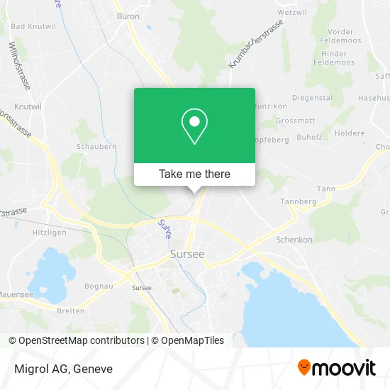 Migrol AG map