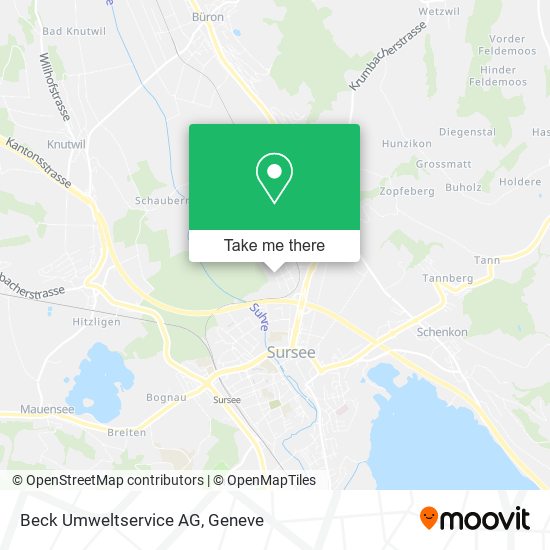 Beck Umweltservice AG map