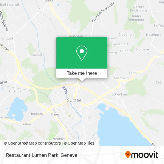 Restaurant Lumen Park map