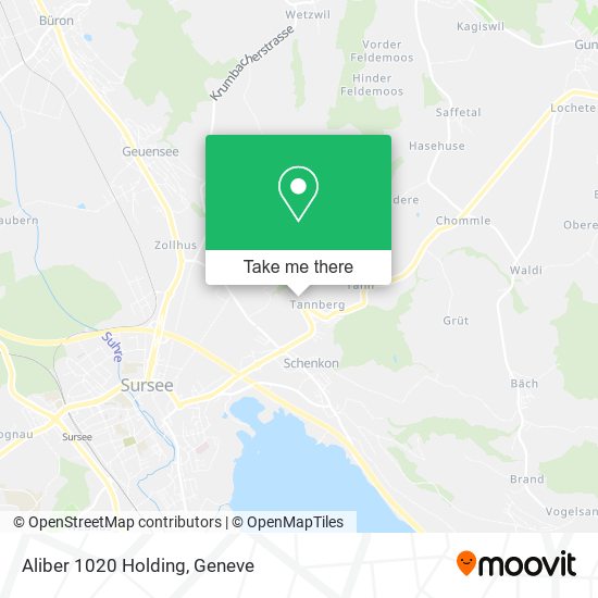Aliber 1020 Holding map