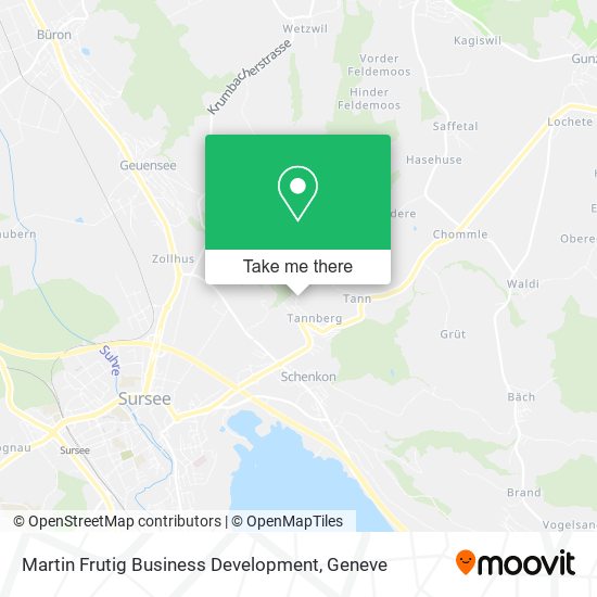 Martin Frutig Business Development map