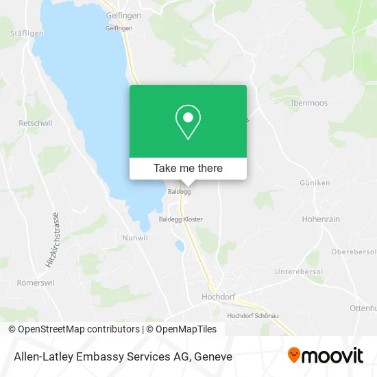 Allen-Latley Embassy Services AG map