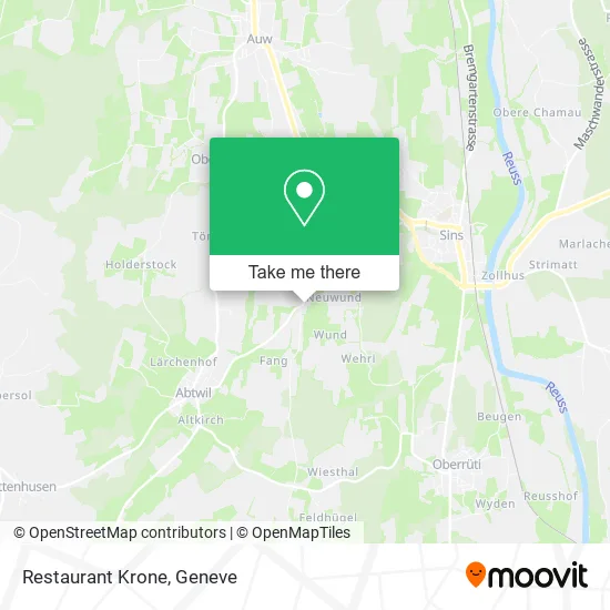 Restaurant Krone map