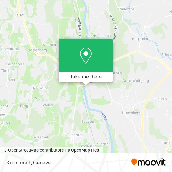 Kuonimatt map