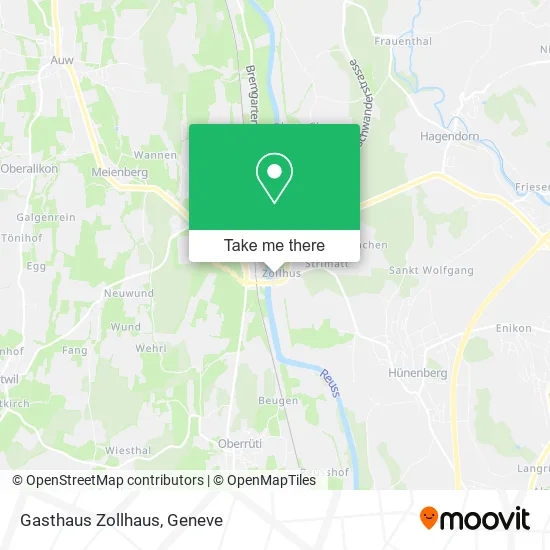 Gasthaus Zollhaus map