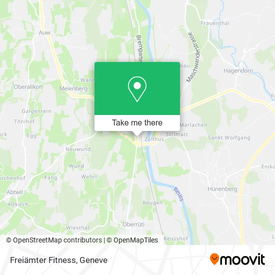 Freiämter Fitness map