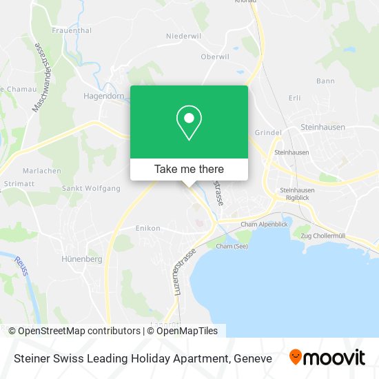 Steiner Swiss Leading Holiday Apartment map