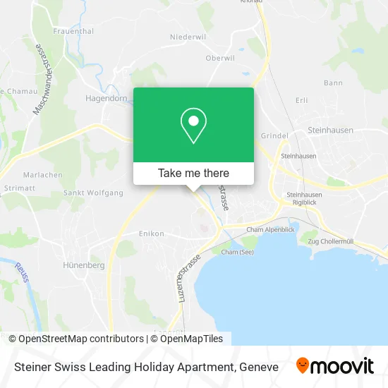 Steiner Swiss Leading Holiday Apartment map