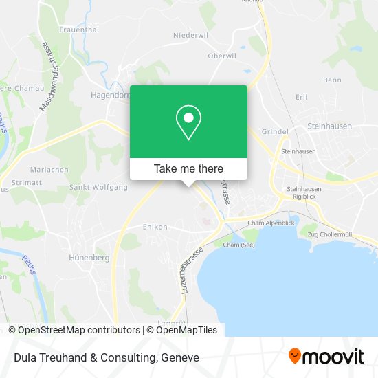 Dula Treuhand & Consulting map