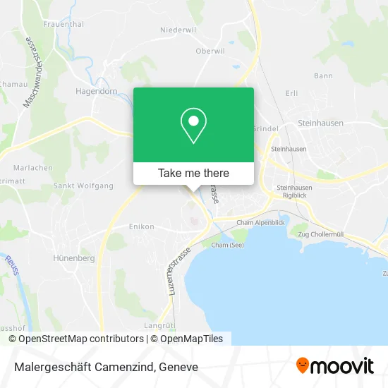 Malergeschäft Camenzind map