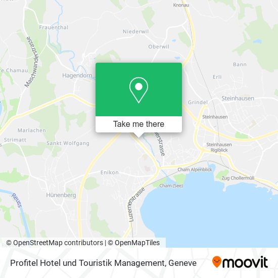 Profitel Hotel und Touristik Management map