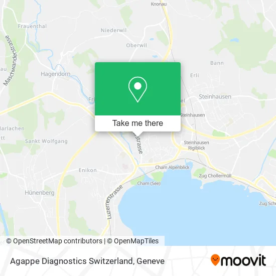 Agappe Diagnostics Switzerland map