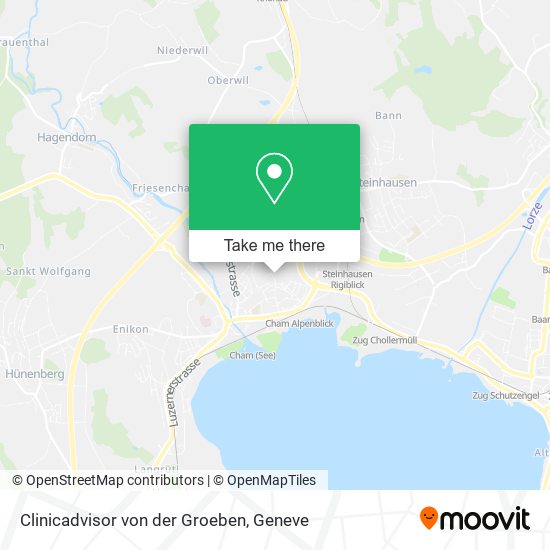 Clinicadvisor von der Groeben map