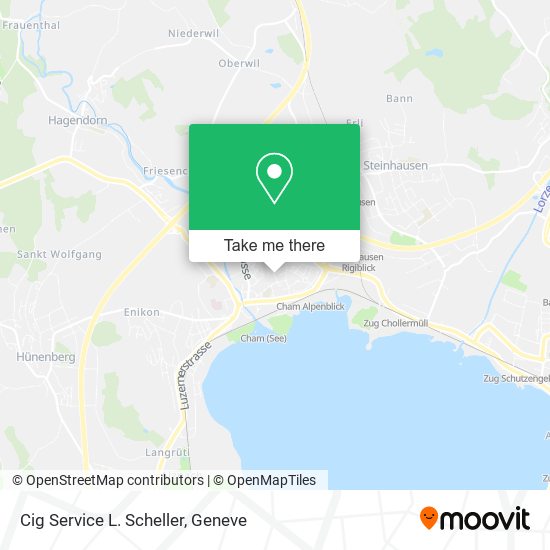 Cig Service L. Scheller map