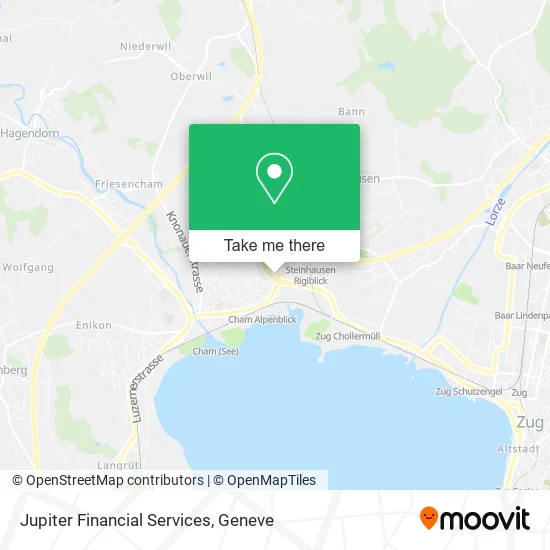 Jupiter Financial Services map