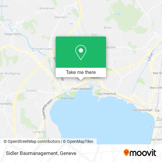 Sidler Baumanagement map