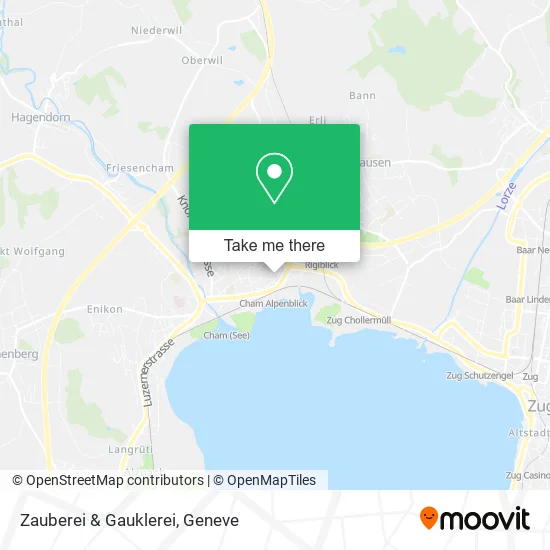 Zauberei & Gauklerei map