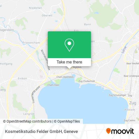 Kosmetikstudio Felder GmbH map