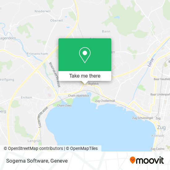 Sogema Software map