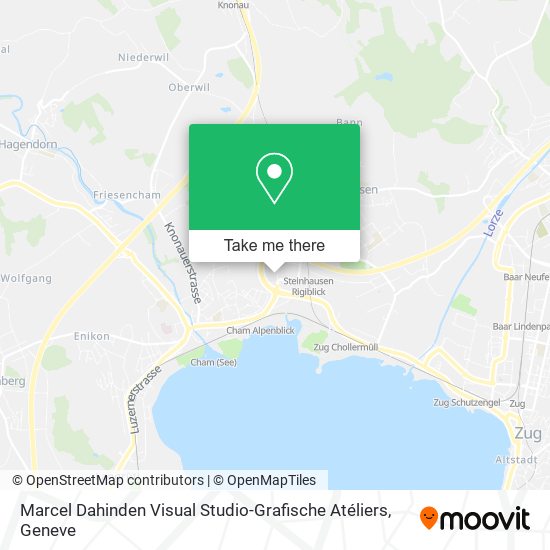 Marcel Dahinden Visual Studio-Grafische Atéliers map